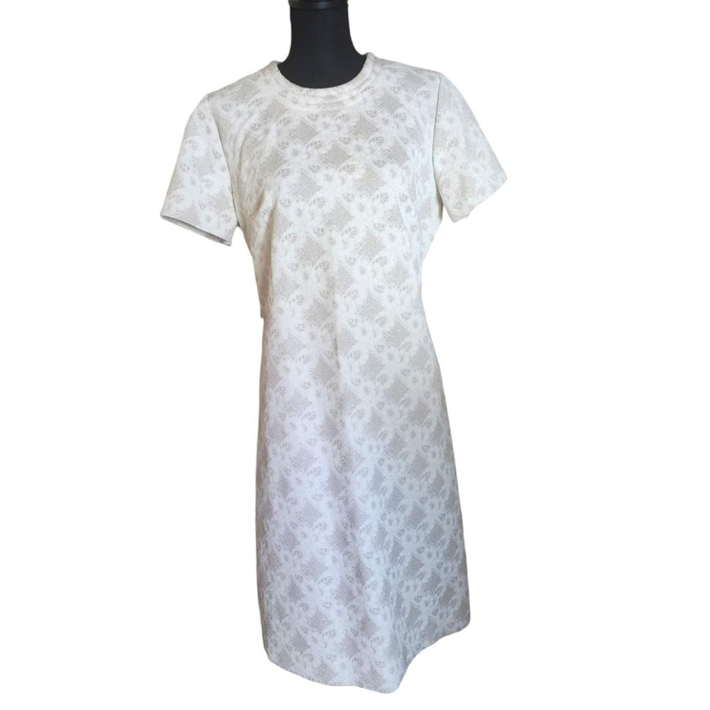 Vintage 1960s Lady Carol Of New York Mod Sparkly Shift Dress